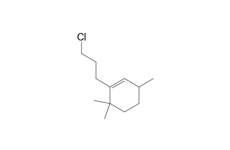 Cyclohexene, 2-(3-chloropropyl)-1,3,3-trimethyl-