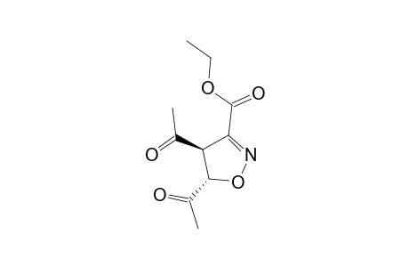 Ethyl trans-4,5-Diacetyl-4,5-dihydroisoxazole-3-carboxylate