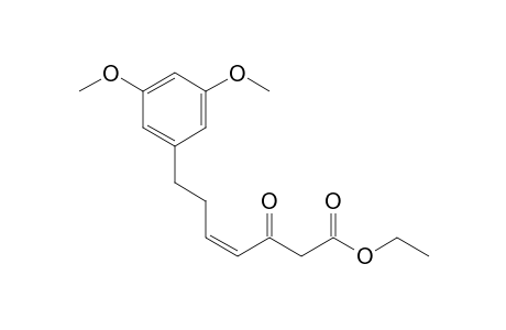 Ethyl (Z)-7-(3,5-Dimethoxyphenyl)-3-oxohept-4-enoate