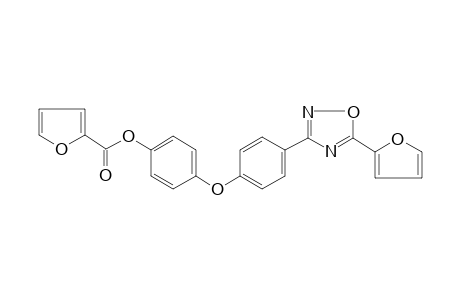 4-{4-[5-(2-furyl)-1,2,4-oxadiazol-3-yl]phenoxy}phenyl 2-furoate
