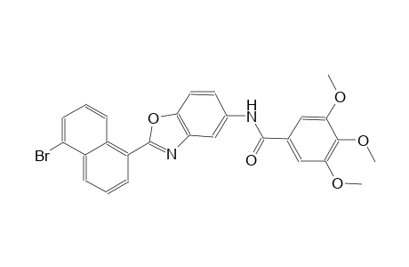 N-[2-(5-bromo-1-naphthyl)-1,3-benzoxazol-5-yl]-3,4,5-trimethoxybenzamide