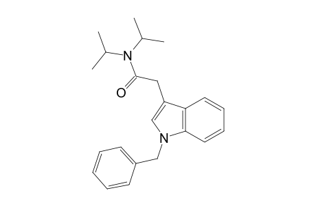 1H-Indole-3-acetamide, N,N-bis(1-methylethyl)-1-(phenylmethyl)-