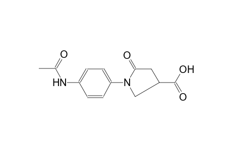 3-pyrrolidinecarboxylic acid, 1-[4-(acetylamino)phenyl]-5-oxo-