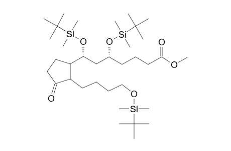 5.alpha.,7.alpha.,16-Trihydroxy-11-oxotetranor-prostanoic acid methyl ester tert-butyldimethylsilyl ether