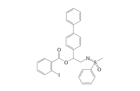 2-(S-Methyl-S-phenyl)sulfoximidoyl-1-(1,1'-biphenyl-4-yl)ethyl 2-iodobenzoate