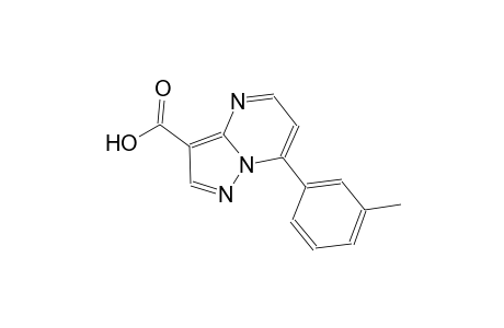 7-(3-methylphenyl)pyrazolo[1,5-a]pyrimidine-3-carboxylic acid