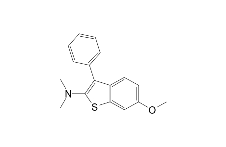 Benzo[b]thiophen-2-amine, 6-methoxy-N,N-dimethyl-3-phenyl-