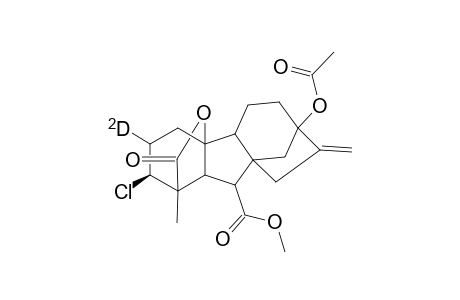 [1.xi.-(2)H]3.beta.-chloroGA(20) methyl ester 13-acetate