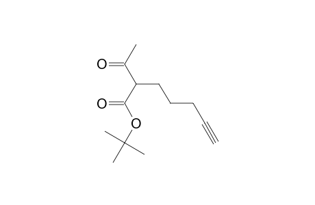 tert-Butyl 2-acetylhept-6-ynoate