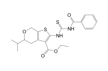 ethyl 2-{[(benzoylamino)carbothioyl]amino}-5-isopropyl-4,7-dihydro-5H-thieno[2,3-c]pyran-3-carboxylate