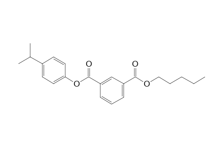 Isophthalic acid, 4-isopropylphenyl pentyl ester