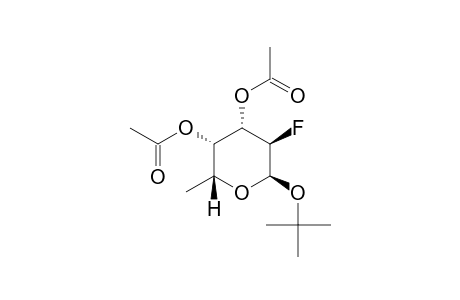 2-DEOXY-2-FLUORO-3,4-DI-O-ACETYL-BETA-1-TERT.-BUTYL-L-FUCOPYRANOSE