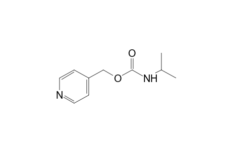 isopropylcarbamic acid, 4-pyridylmethyl ester