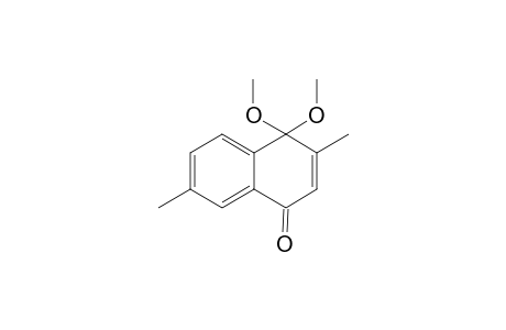 2,6-Dimethyl-1,1-dimethoxy-4(4H)-naphthalen-4-one