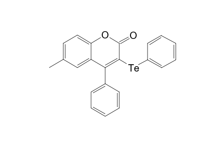 6-Methyl-4-phenyl-3-(phenyltellanyl)-2H-chromen-2-one