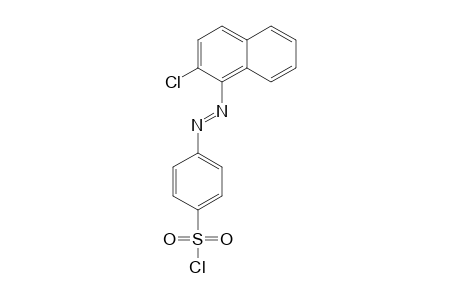 Benzenesulfonyl chloride, 4-[2-(2-chloro-1-naphthalenyl)diazenyl]-