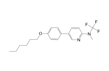 5-(4-Hexyloxyphenyl)-2-[methyl(trifluoromethyl)amino]pyridine