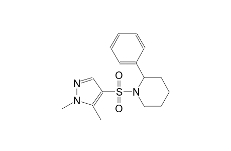 1-[(1,5-dimethyl-1H-pyrazol-4-yl)sulfonyl]-2-phenylpiperidine