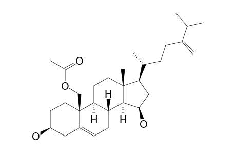 NEBROSTEROID-Q;ERGOST-5-EN-3-BETA,15-BETA,19-TRIOL-19-ACETATE