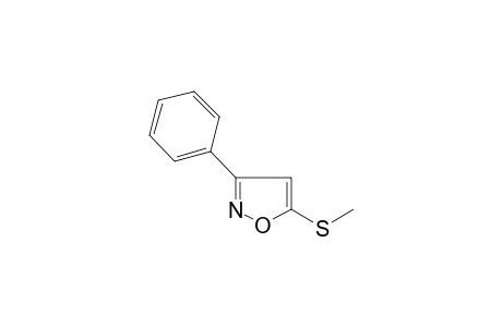 5-(methylthio)-3-phenyl-isoxazole