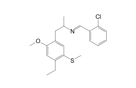 1-(2-Chlorophenyl)-N-(1-[4-ethyl-2-methoxy-5-methylthiophenyl]propan-2-yl)methanimine