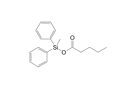 Methyldiphenylsilyl pentanoate