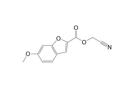 2-Benzofurancarboxylic acid, 6-methoxy-, cyanomethyl ester
