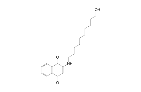 2-(10-hydroxydecylamino)naphthalene-1,4-dione
