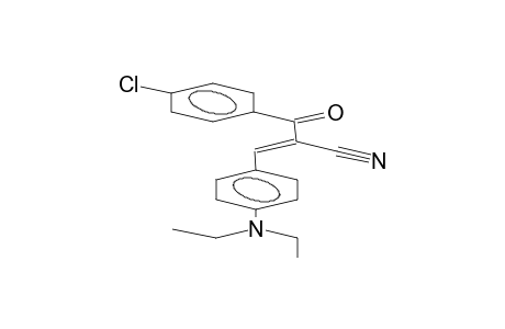 (E)-1-(4-chlorobenzoyl)-2-(4-diethylaminophenyl)-1-ethenyl cyanide