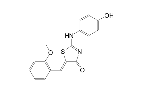 (5Z)-2-(4-hydroxyanilino)-5-(2-methoxybenzylidene)-1,3-thiazol-4(5H)-one