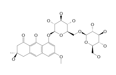(S)-TOROSACHRYSONE-8-O-BETA-D-GENTIOBIOSIDE