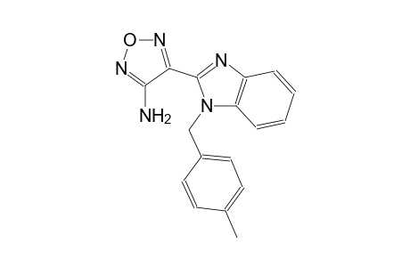 4-[1-(4-Methylbenzyl)-1H-benzimidazol-2-yl]-1,2,5-oxadiazol-3-amine