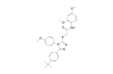 2-{[5-(4-tert-butylphenyl)-4-(4-methoxyphenyl)-4H-1,2,4-triazol-3-yl]sulfanyl}-N-(2,4-dimethoxyphenyl)acetamide