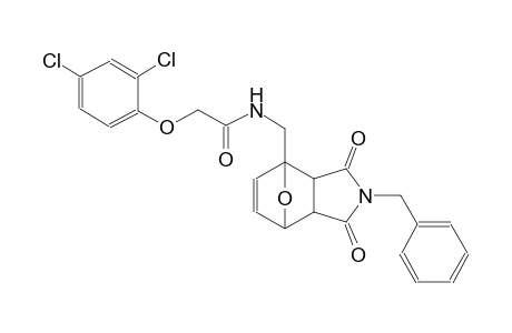 N-((2-benzyl-1,3-dioxo-2,3,3a,4,7,7a-hexahydro-1H-4,7-epoxyisoindol-4-yl)methyl)-2-(2,4-dichlorophenoxy)acetamide