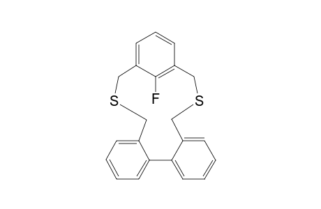 24-Fluoro-2,17-dithia[3.3]biphenyleno(2,2')(1,3)cyclophane