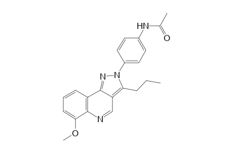 2-(4-Acetylaminophenyl)-3-propyl-6-methoxypyrazolo[4,3-c]quinoline