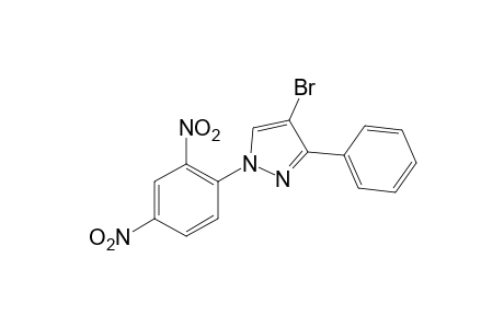 4-bromo-1-(2,4-dinitrophenyl)-3-phenylpyrazole