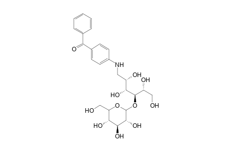 D-Glucitol, 1-[(4-benzoylphenyl)amino]-1-deoxy-4-O-.beta.-D-glucopyranosyl-