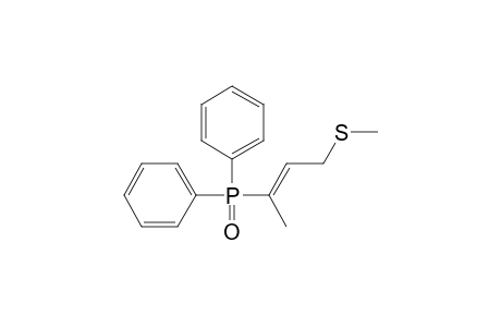 Phosphine oxide, [1-methyl-3-(methylthio)-1-propenyl]diphenyl-, (E)-