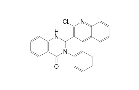 4(1H)-quinazolinone, 2-(2-chloro-3-quinolinyl)-2,3-dihydro-3-phenyl-