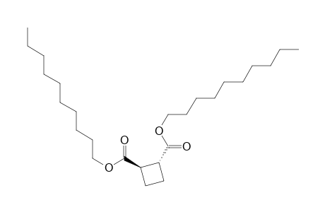 trans-di-(n-decyl) ester of 1,2-cyclobutanedicarboxylic acid