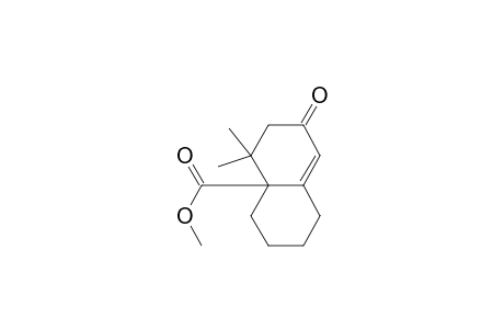 1-carbomethoxy-2,2-dimethylbicyclo[4.4.0]dec-5-en-4-one