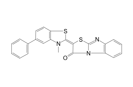 (2Z)-2-(3-methyl-5-phenyl-1,3-benzothiazol-2(3H)-ylidene)[1,3]thiazolo[3,2-a]benzimidazol-3(2H)-one