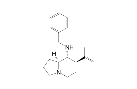 (6R,8S,8aS)-8-Benzylamino-7-isopropenylindolizidine