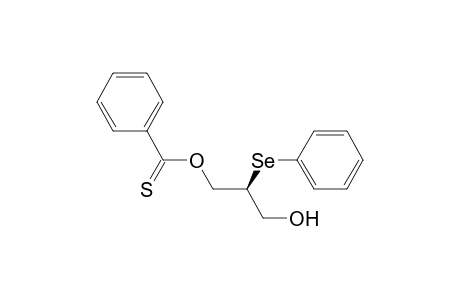 Benzenecarbothioic acid, S-[3-hydroxy-2-(phenylseleno)propyl]ester