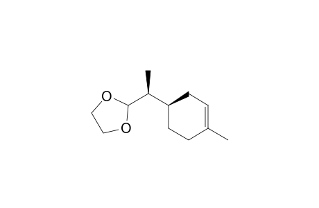 1,3-Dioxolane, 2-[1-(4-methyl-3-cyclohexen-1-yl)ethyl]-, [S-(R*,S*)]-
