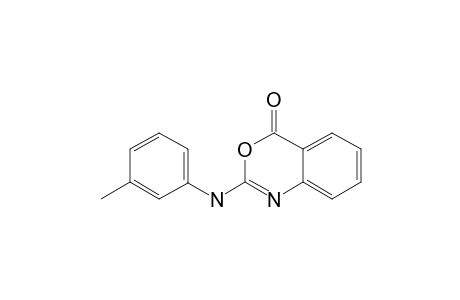 2-(3-METHYLPHENYLAMINO)-4H-3,1-BENZOXAZIN-4-ONE