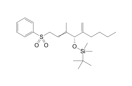 [(1S)-1-[3-(benzenesulfonyl)-1-methyl-prop-1-enyl]-2-methylene-hexoxy]-tert-butyl-dimethyl-silane