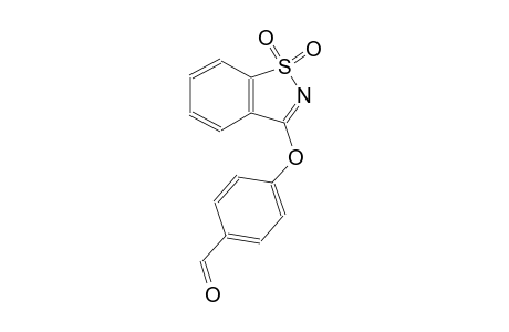 benzaldehyde, 4-[(1,1-dioxido-1,2-benzisothiazol-3-yl)oxy]-