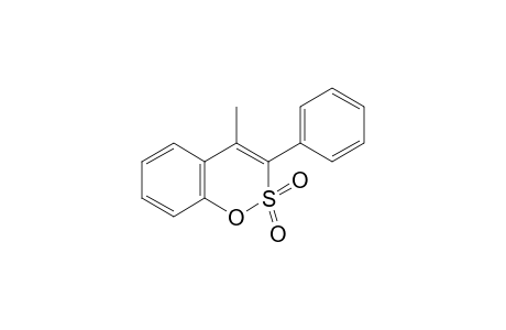 4-methyl-3-phenyl-1,2-benzoxathiin, 2,2-dioxide